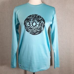 30A Women's Athletic Top Size Small Recycled Sustainable Brand Graphic